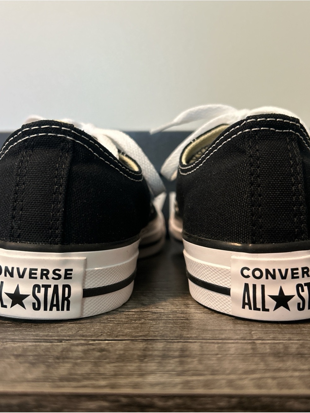 Converse Chuck Taylor All Star Black Low Top Sneakers - Picture 4 of 6